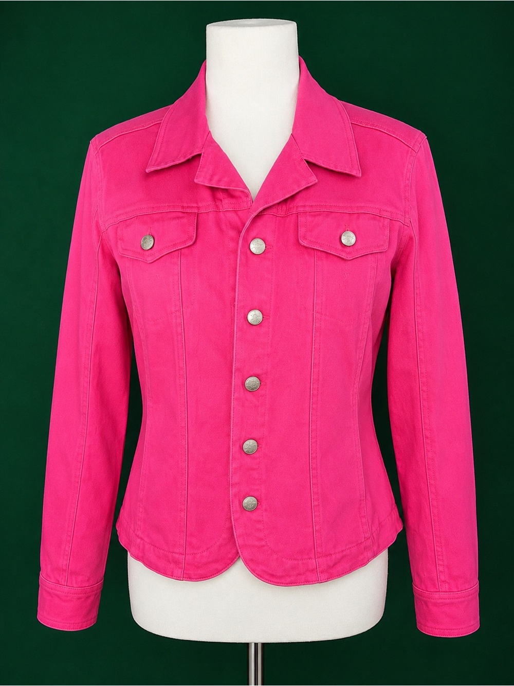 Live a Little Hot Pink Denim Jacket